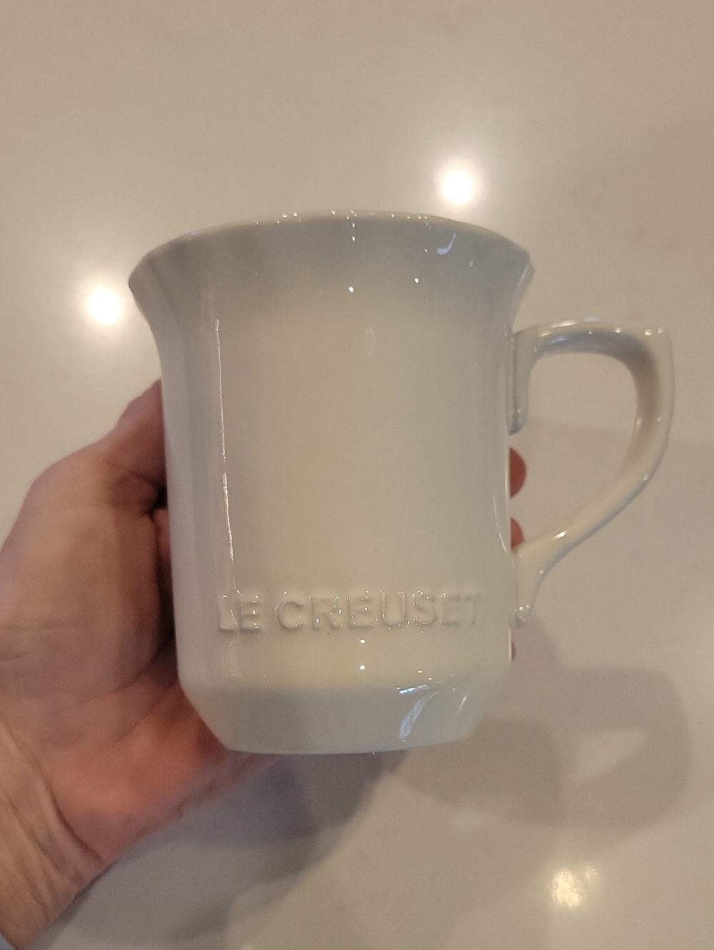 Le Creuset Cream Frill Mug